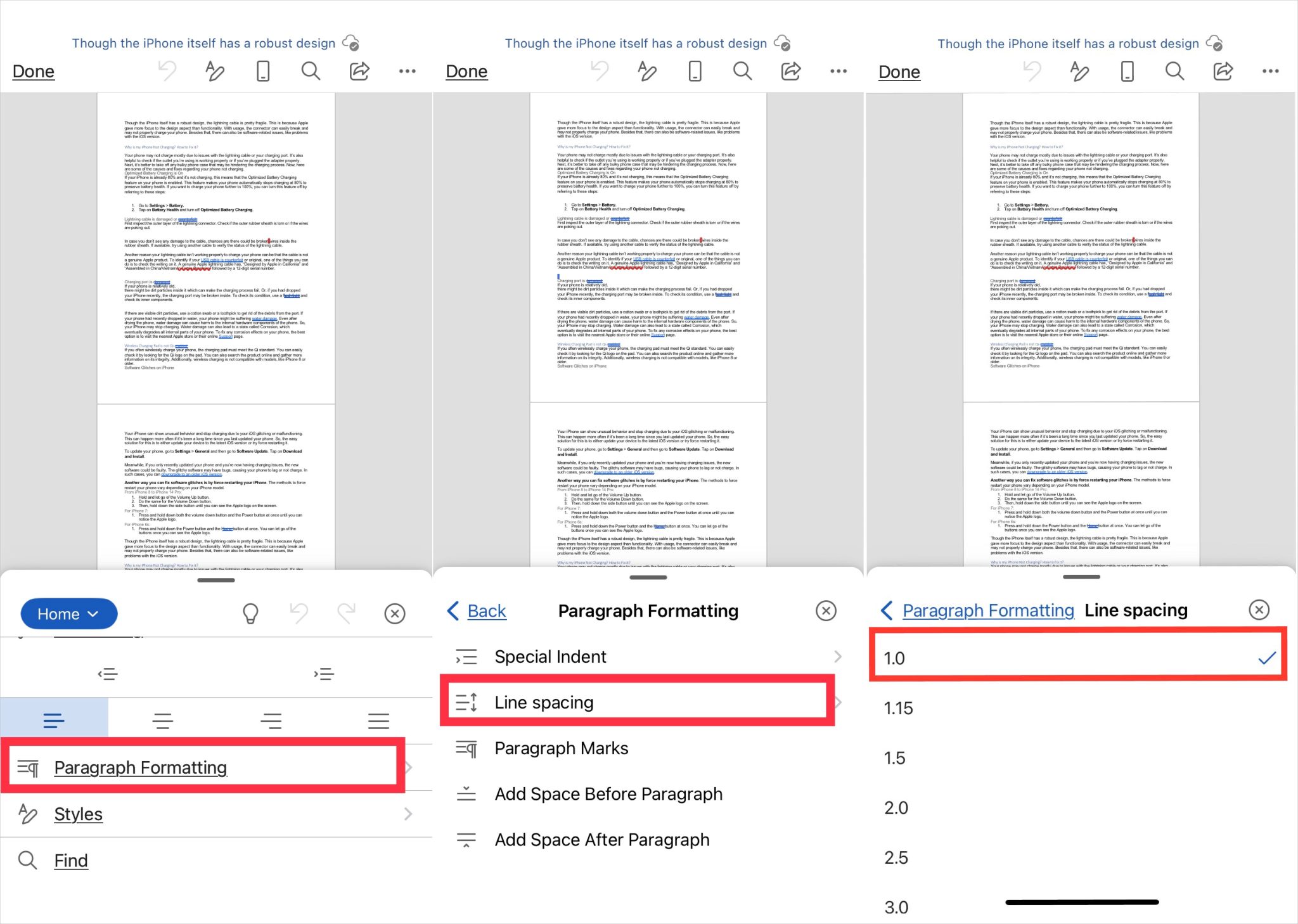 How To Make A Single Space In Word