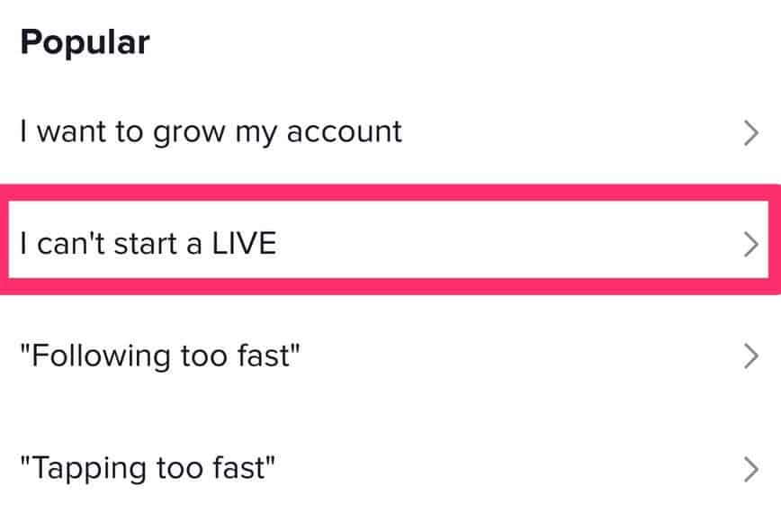 Cant Start Live