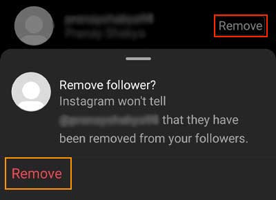 android-remove-follower