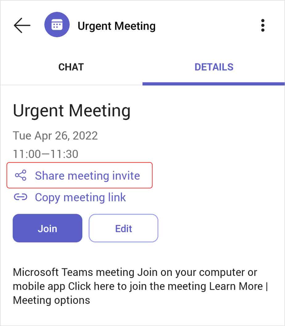 share-meeting-invite
