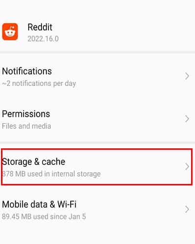 Reddi mobile storage and cache
