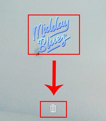 Snapchat sticker remove