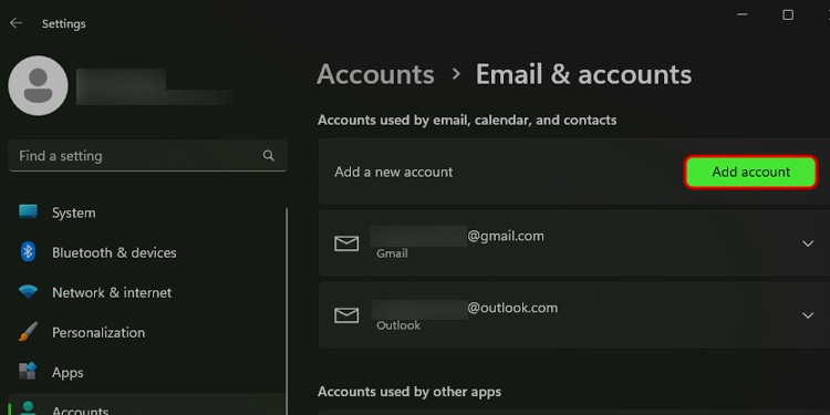 Click-on-Add-an-account-under-the-Email,-Calendar,-and-Contacts.