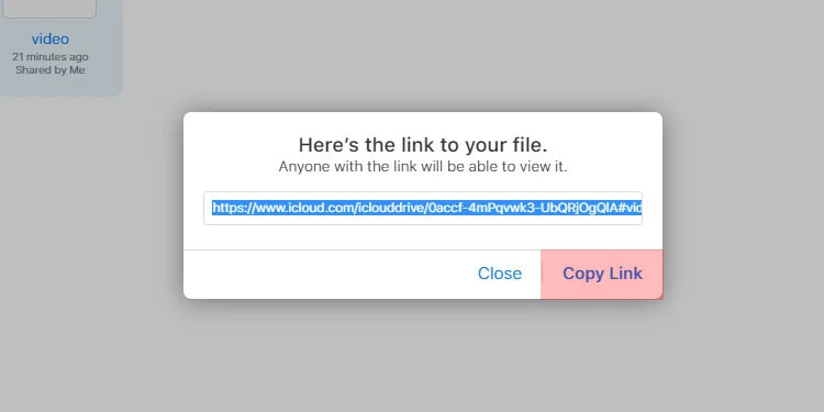 Click-on-Copy-Link