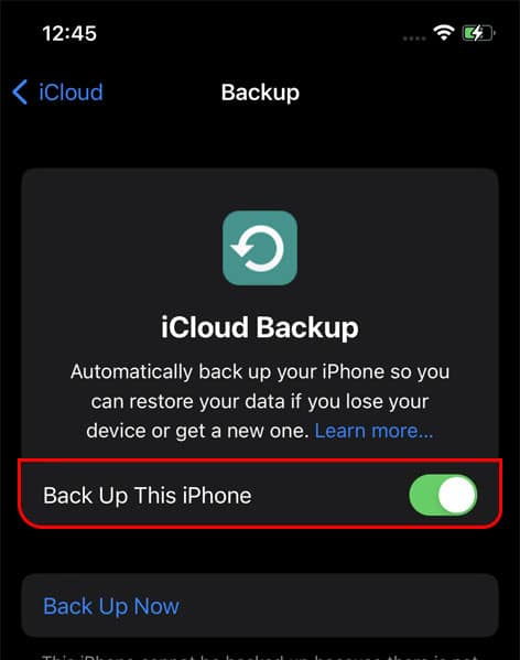 Click-on-iCloud-and-on-Backup-to-iCloud-to-turn-the-toggle-on