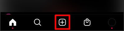 If-you-want-to-post-as-Reels,-tap-the-Plus-icon-on-the-middle-bottom.