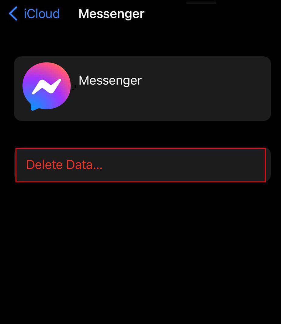 delete-messenger-data