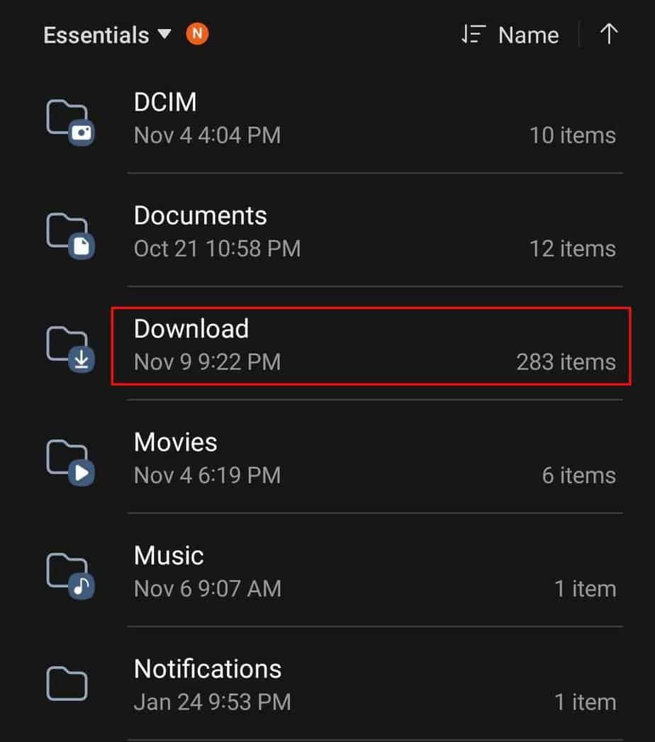 download-folder-in-android