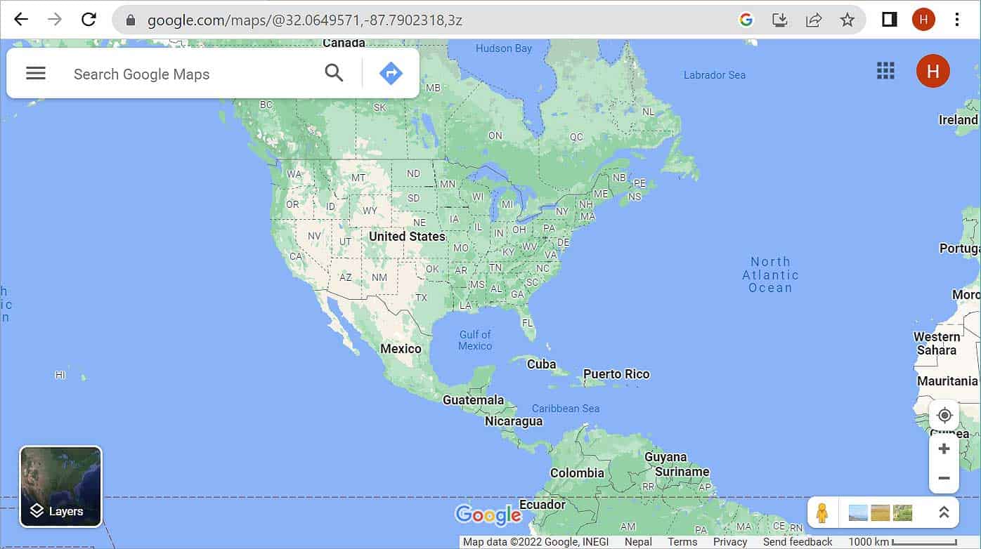 google-map-on-the-web-browser