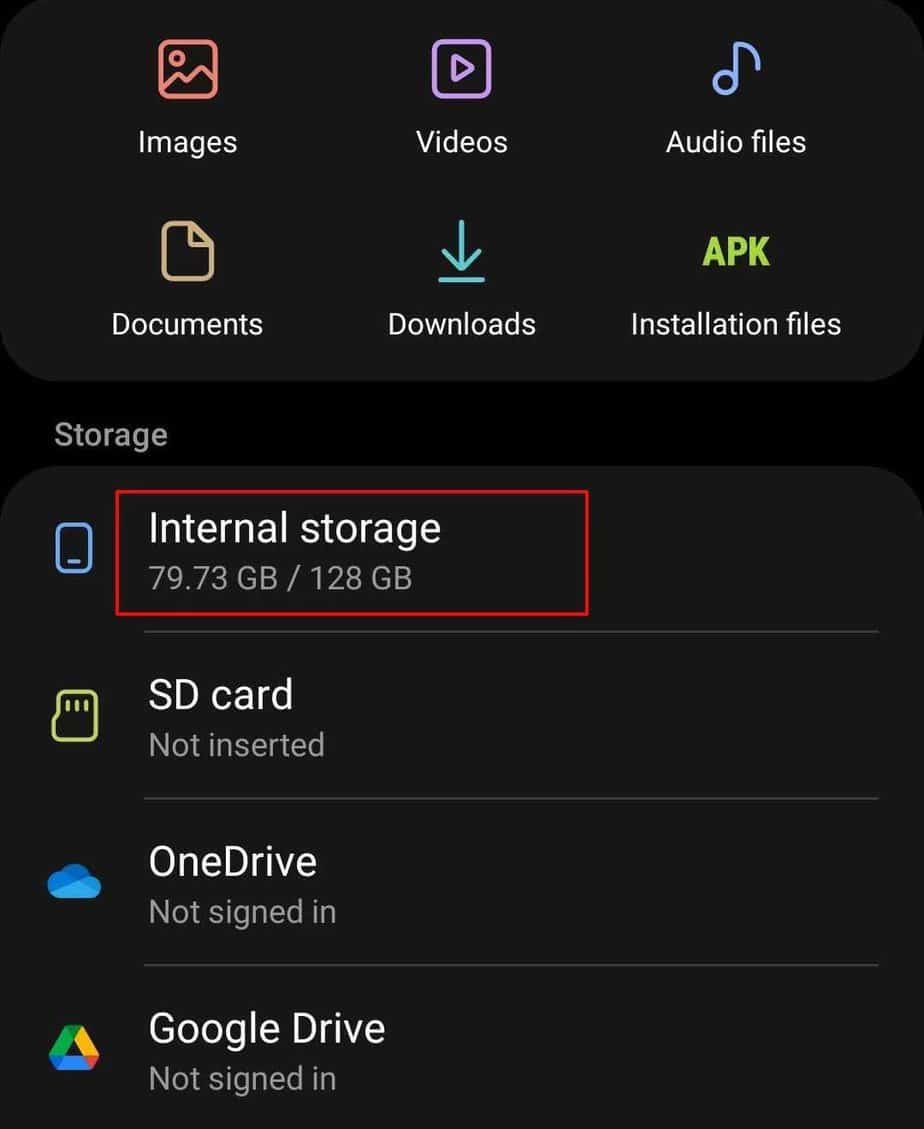 internal-storage-android