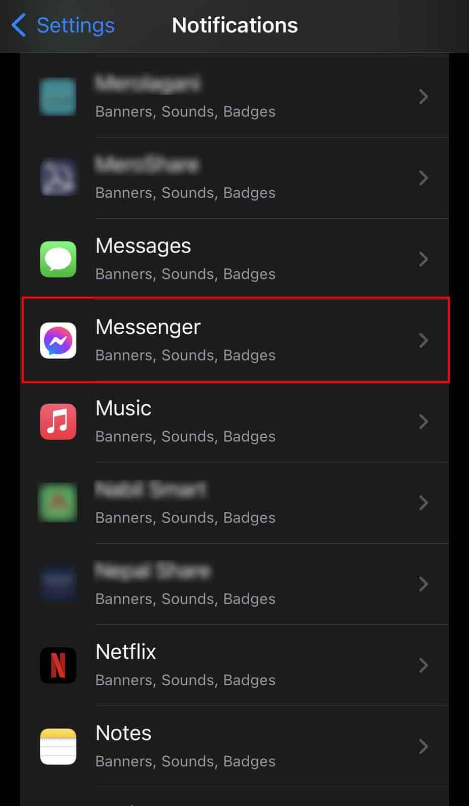 select-messenger