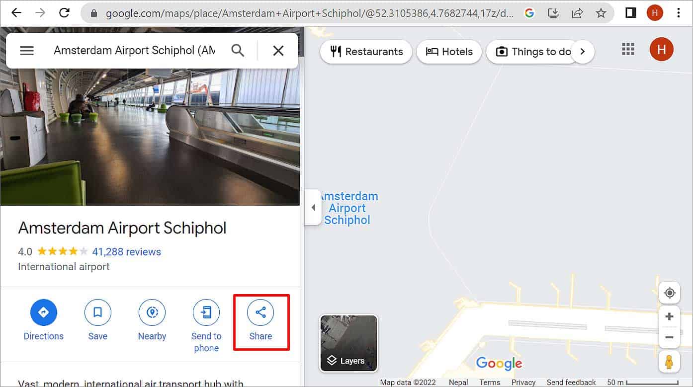 share-icon-on-the-map