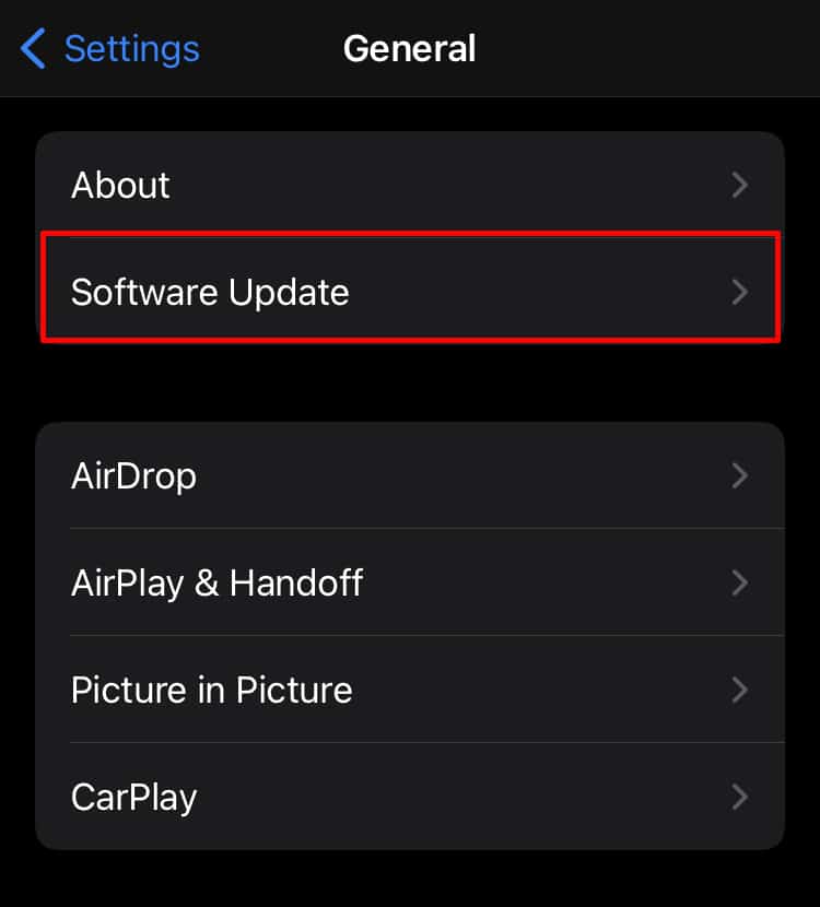 software-update-in-ios
