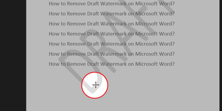 how-to-remove-draft-watermark-on-microsoft-word