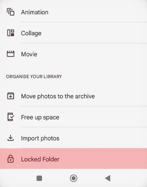 Tap-on-Locked-Folder