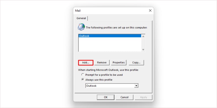 add-outlook-profile