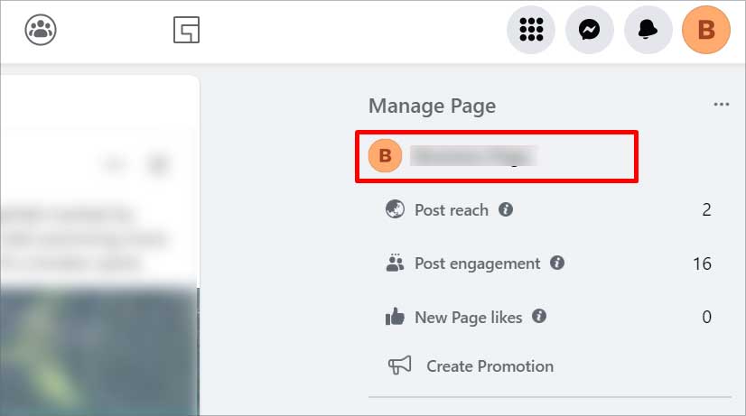 click-on-your-page-name