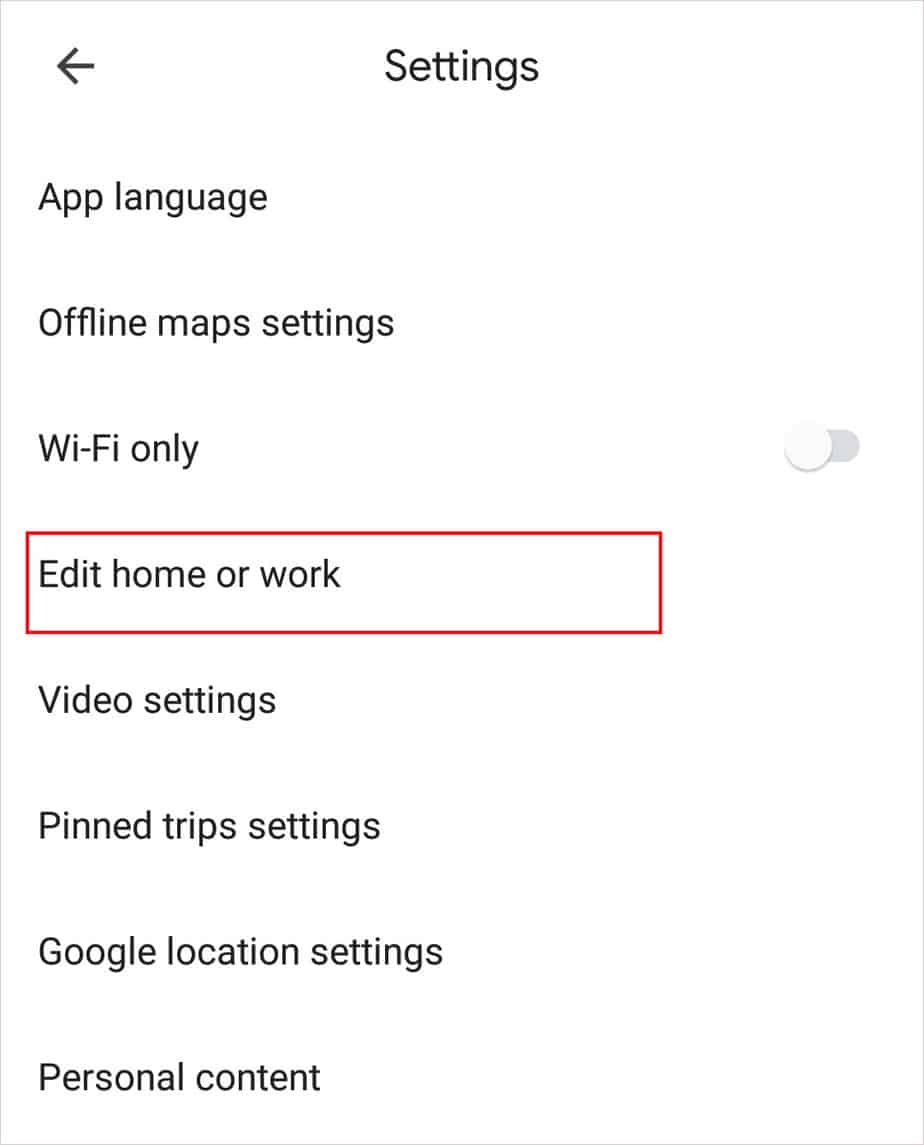 edit-home-or-work-in-settings