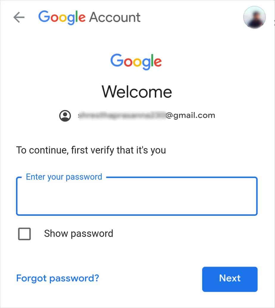 enter-the-password-in-google-account