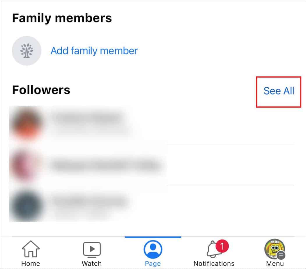 why can't i see all my followers on my facebook page