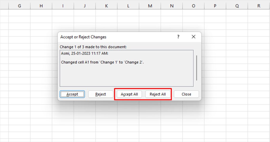 How to Track Changes in Excel