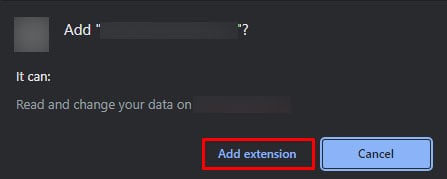 Click-on-Add-extension