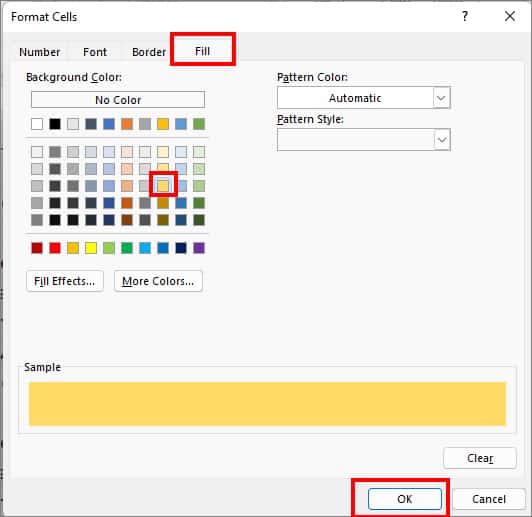 Navigate-to-the-Fill-tab-and-pick-a-Colour-to-highlight