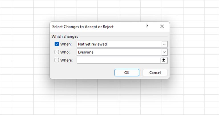 How to Track Changes in Excel