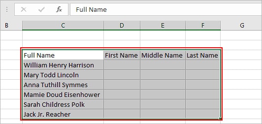 Select-cells-containing-the-names-and-output-columns