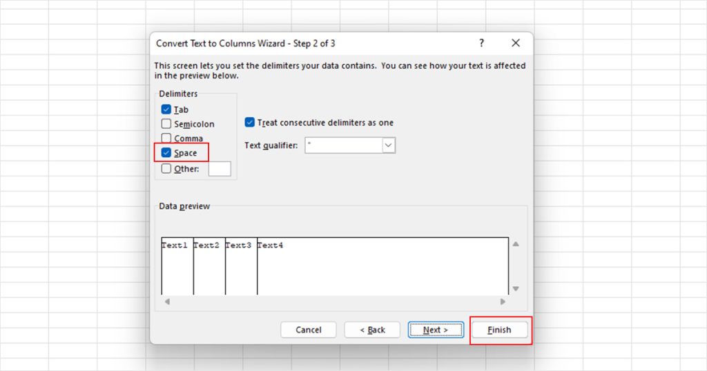 How to Add Text to Columns in Excel