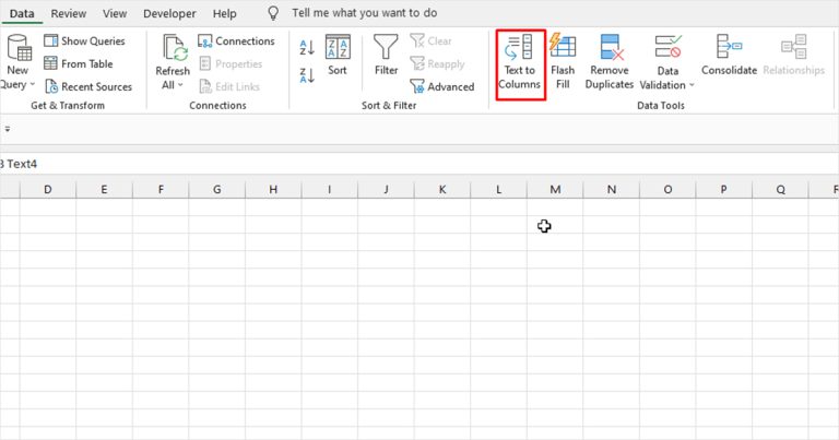 How to Add Text to Columns in Excel