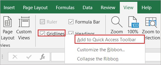 Add-Gridlines-to-Quick-Access-Toolbar