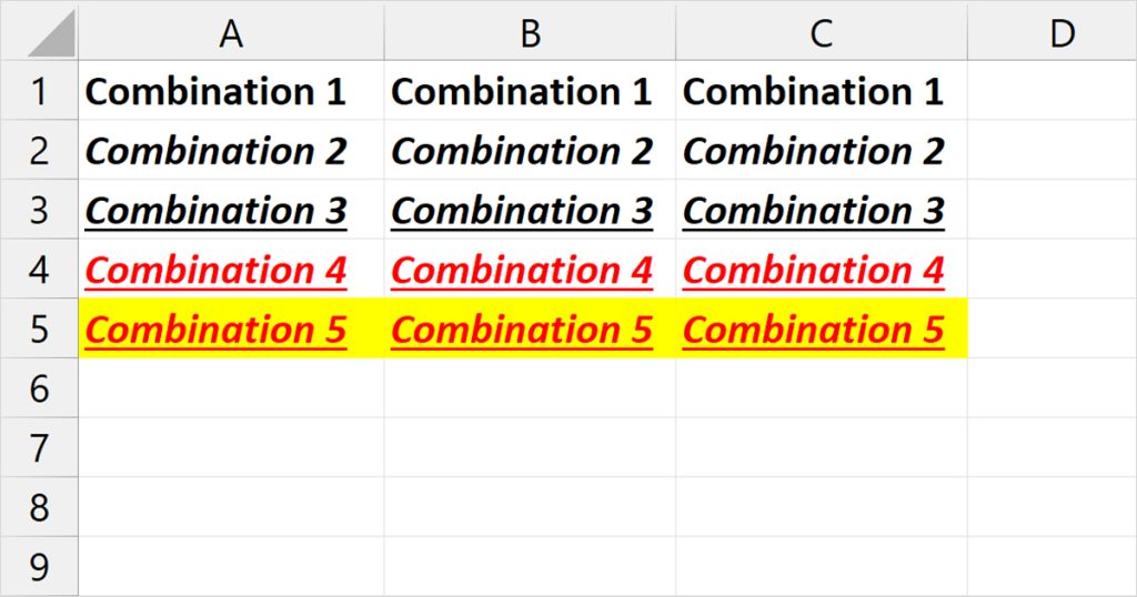 Cell combination