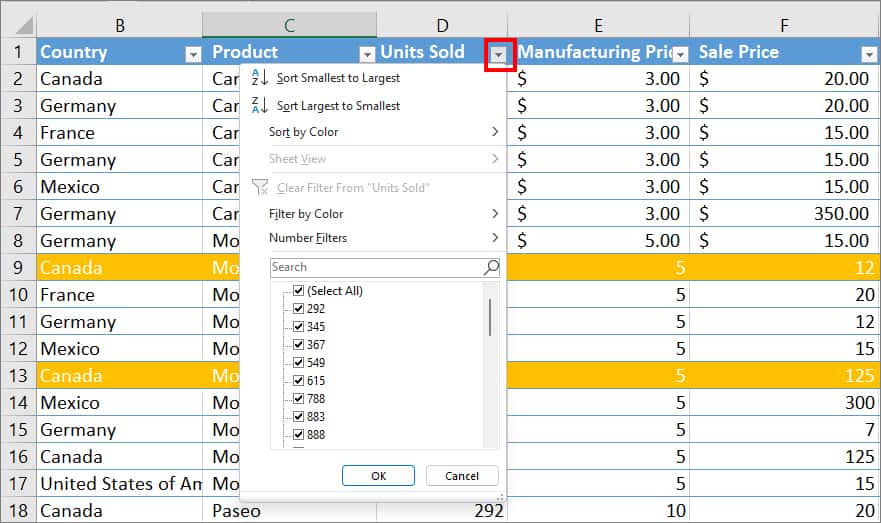 Expand-the-Filter-dropdown-of-the-column-with-number-data