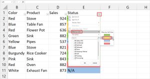 How to Count Highlighted Cells