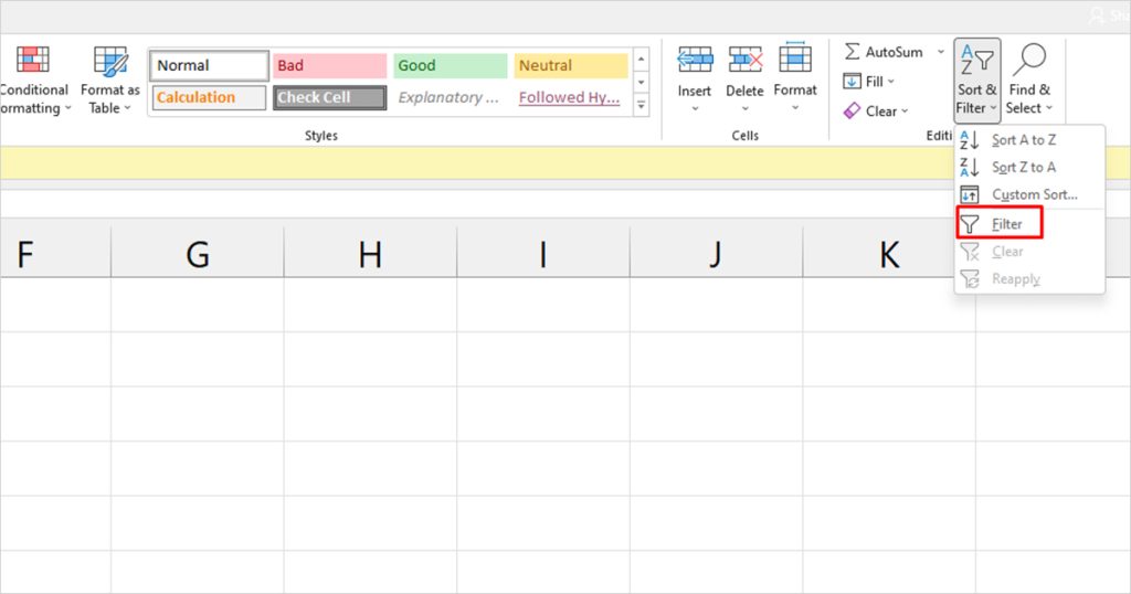 How to Count Highlighted Cells