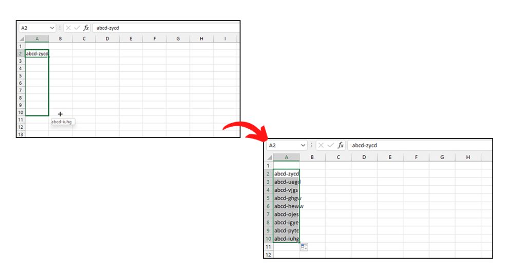 Flash Fill Excel