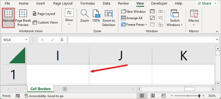 How To Remove Dotted Lines In Excel