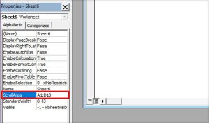 How to Limit Rows and Columns in Excel