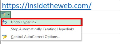 Select-the-AutoCorrect-Options-Undo-Hyperlink