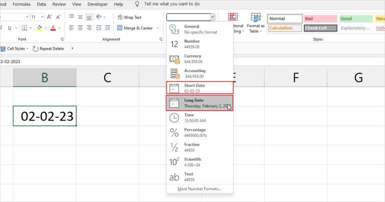 5 Ways to Format a Date in Excel
