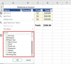 How to Add Sort Button in Excel?