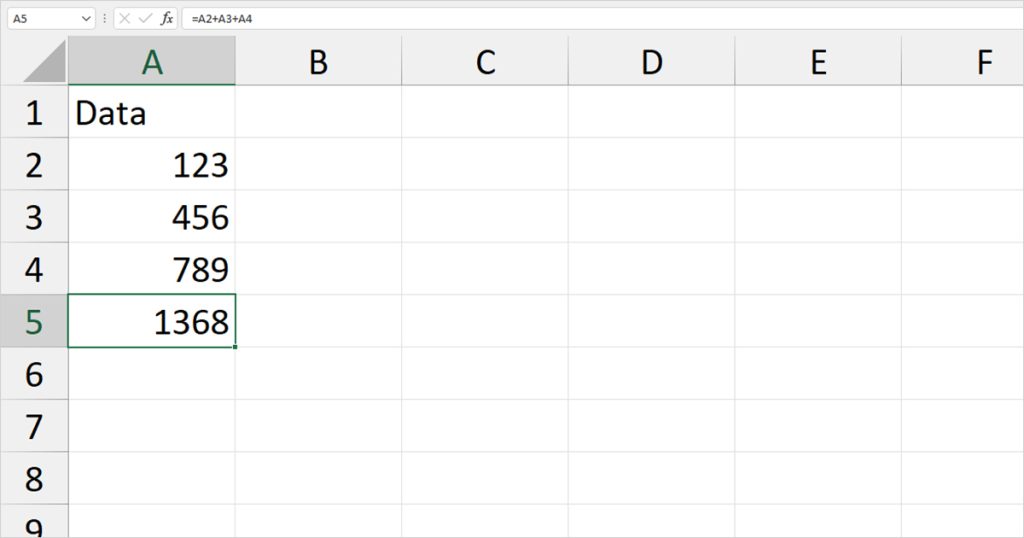 Added Value Excel