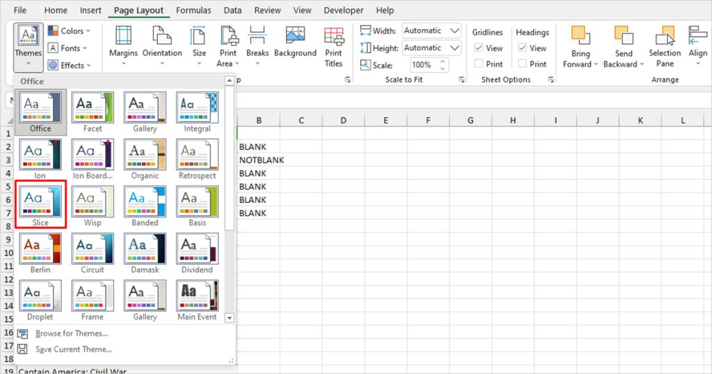 How To Apply Slice Theme In Excel (Step-By-Step Guide)