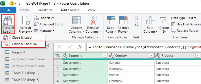 Close-and-load-to-Excel-table