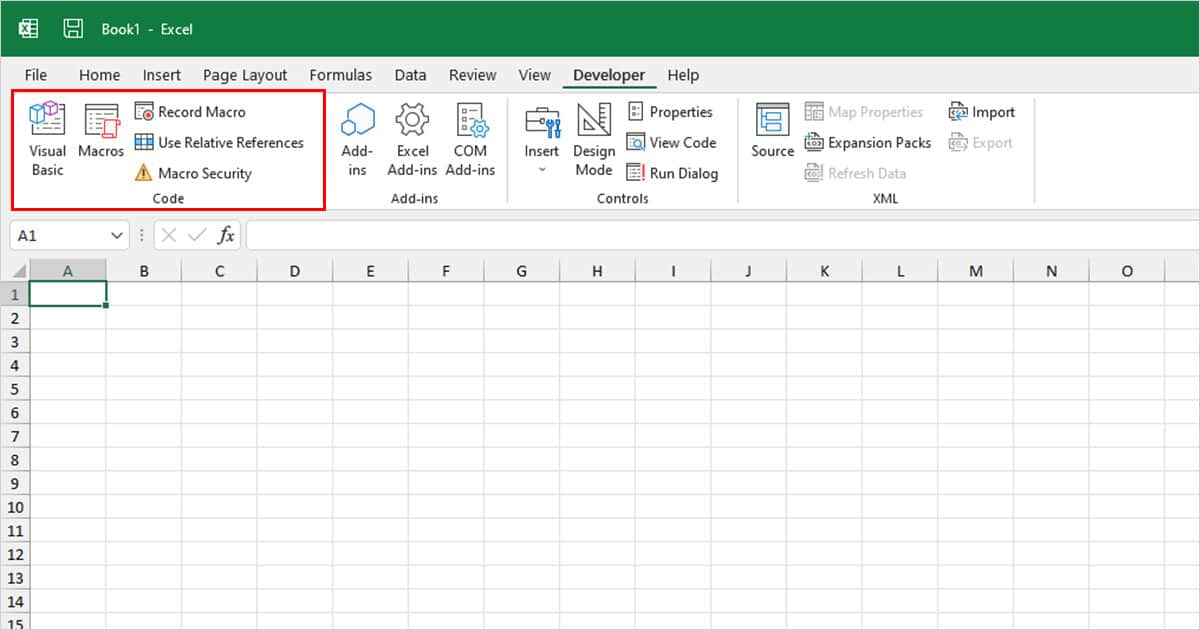 How to Add Developer Tab in Excel