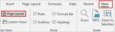 Enable-Page-Layout-view-option