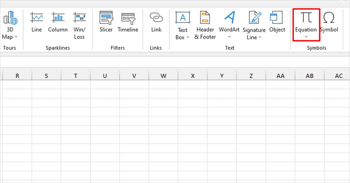 Equation in Excel