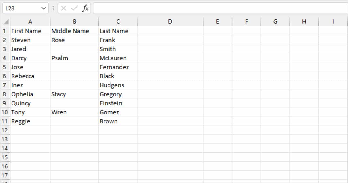 How to Combine Text in Excel