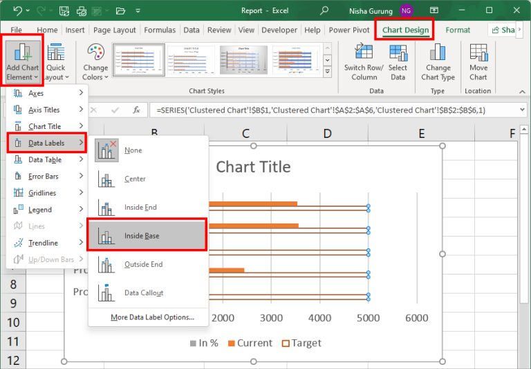 How to Create a Progress Bar in Excel